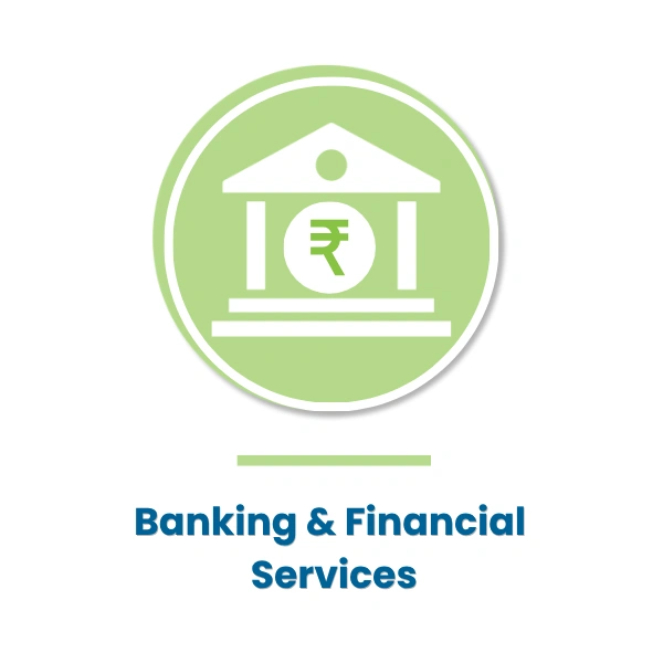 Banking and financial services industry icon