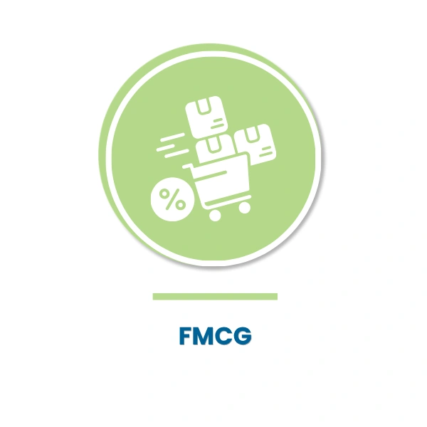 FMCG industry shopping cart icon