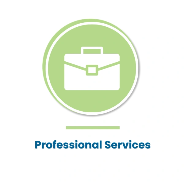 Professional services business icon